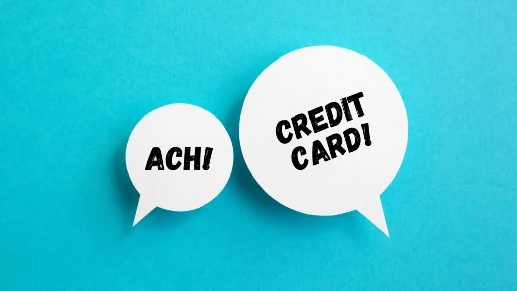 Summer Camp Registration Fees: ACH vs Credit Cards.